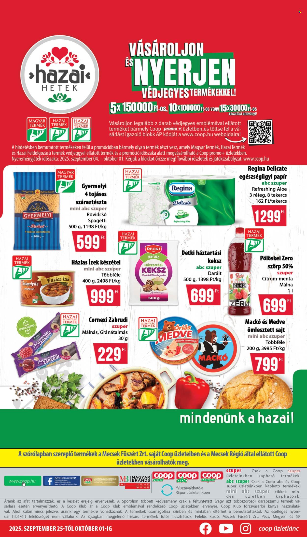 Coop akciós újságok - 2025.09.25 - 2025.10.01. Oldal 8