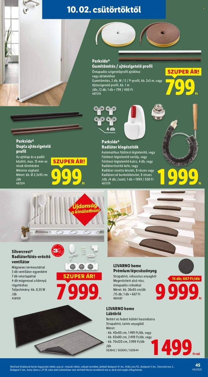 Lidl akciós újságok - 2025.10.02 - 2025.10.08. Oldal 45