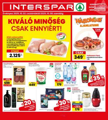 Újság INTERSPAR - 2025.10.02 - 2025.10.08.