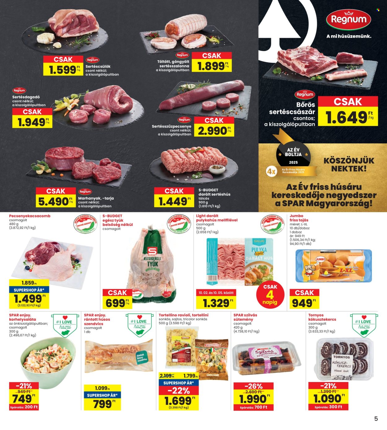 INTERSPAR akciós újságok - 2025.10.02 - 2025.10.08. Oldal 5