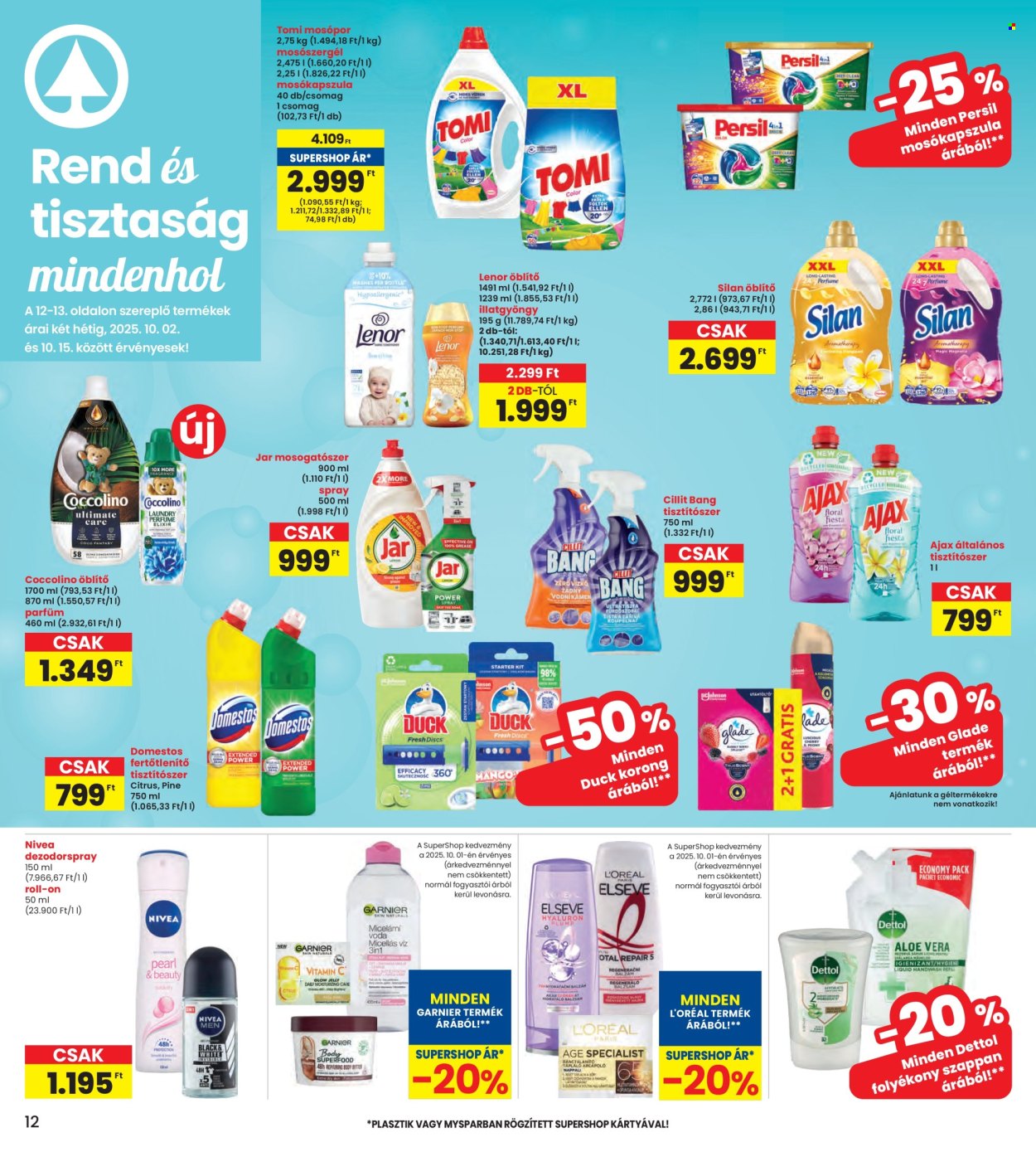 INTERSPAR akciós újságok - 2025.10.02 - 2025.10.08. Oldal 12