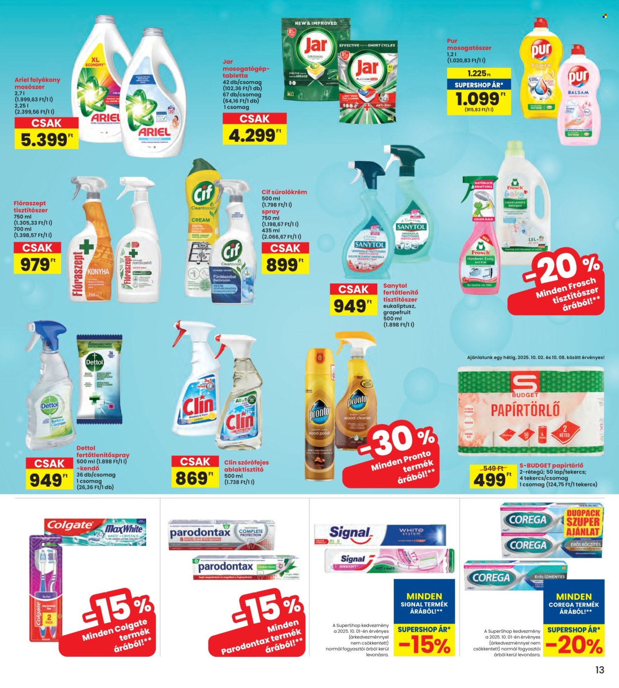 INTERSPAR akciós újságok - 2025.10.02 - 2025.10.08. Oldal 13