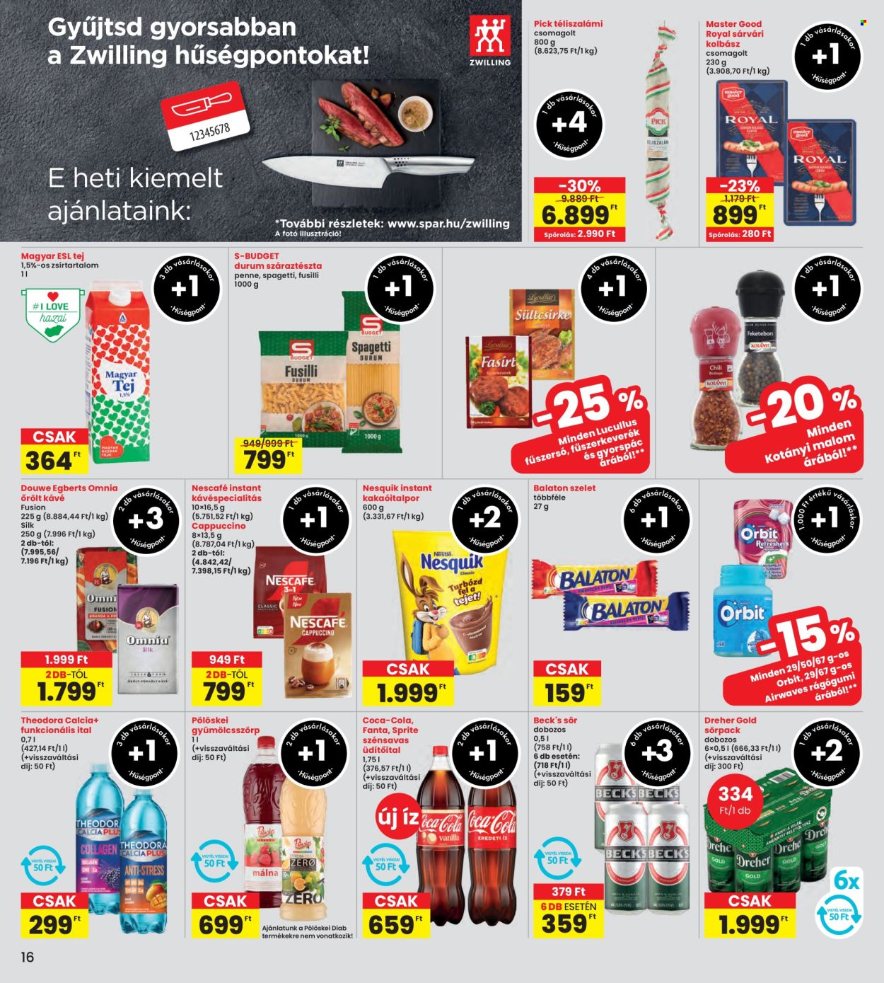 INTERSPAR akciós újságok - 2025.10.02 - 2025.10.08. Oldal 16