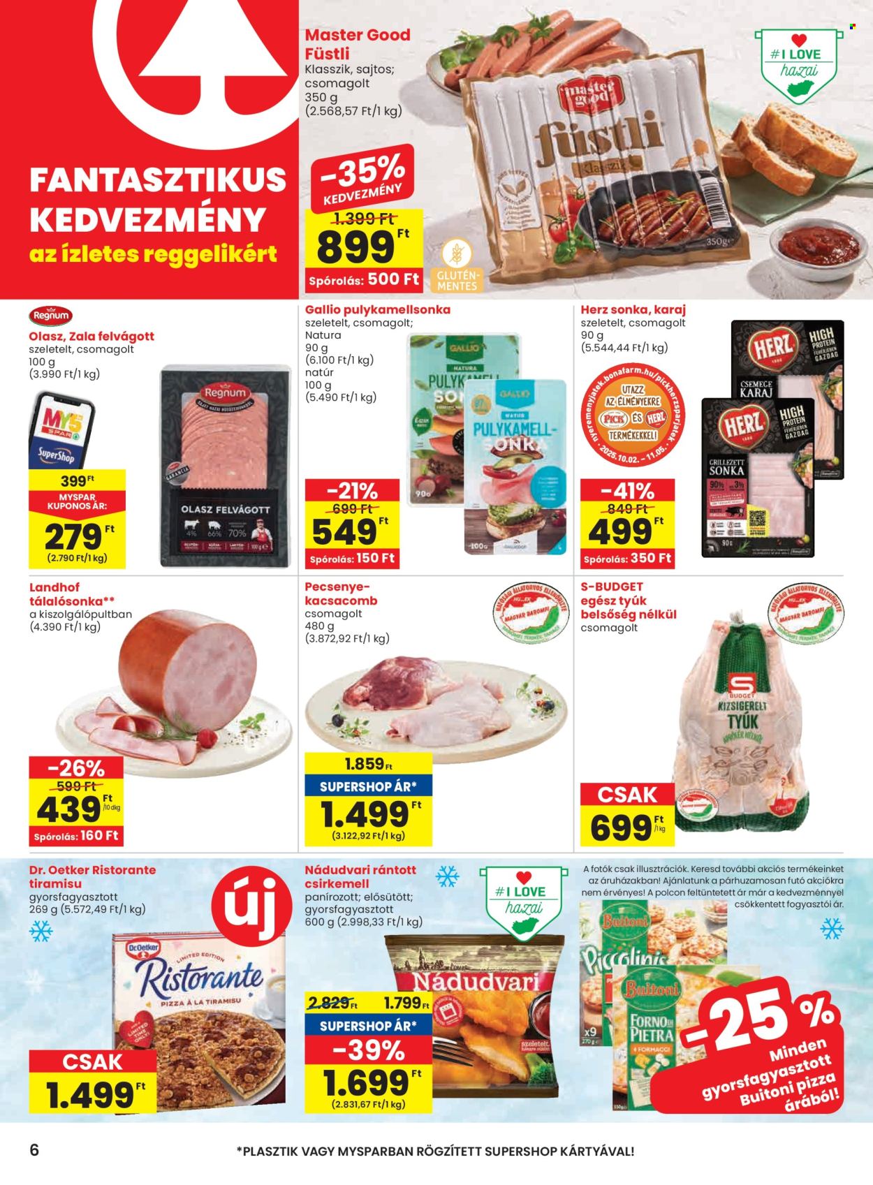 SPAR akciós újságok - 2025.10.02 - 2025.10.08. Oldal 6
