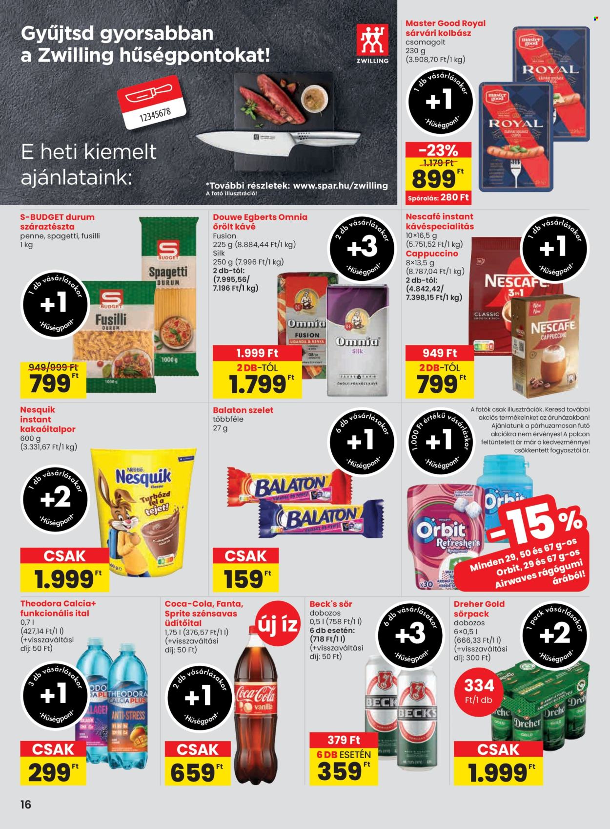 SPAR akciós újságok - 2025.10.02 - 2025.10.08. Oldal 16