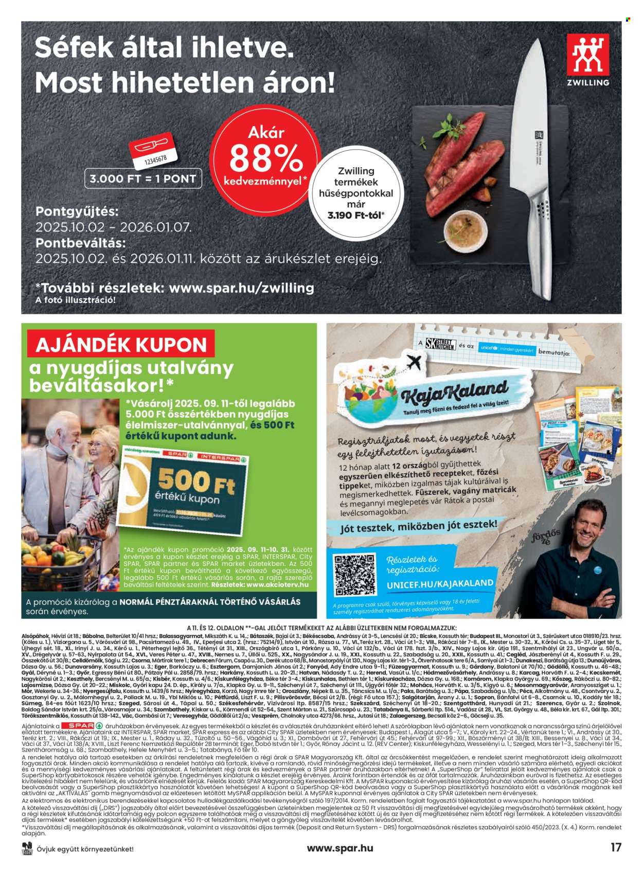 SPAR akciós újságok - 2025.10.02 - 2025.10.08. Oldal 17