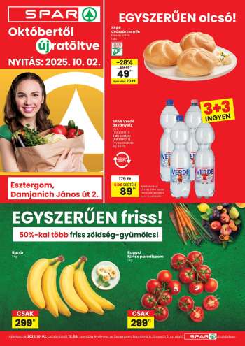Újság SPAR Szupermarket - 2025.10.02 - 2025.10.08.