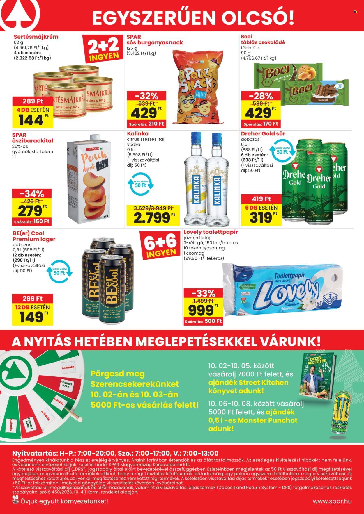 SPAR Szupermarket akciós újságok - 2025.10.02 - 2025.10.08. Oldal 4