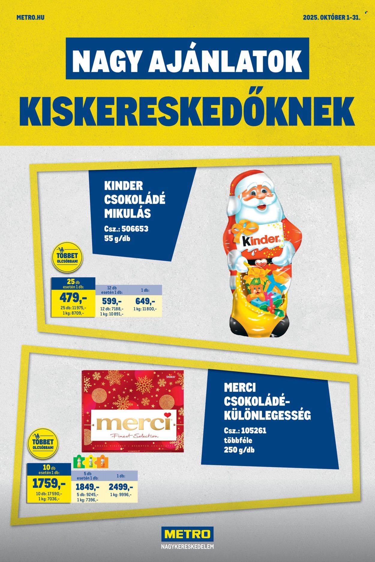 Metro akciós újságok - 2025.10.01 - 2025.10.31. Oldal 1