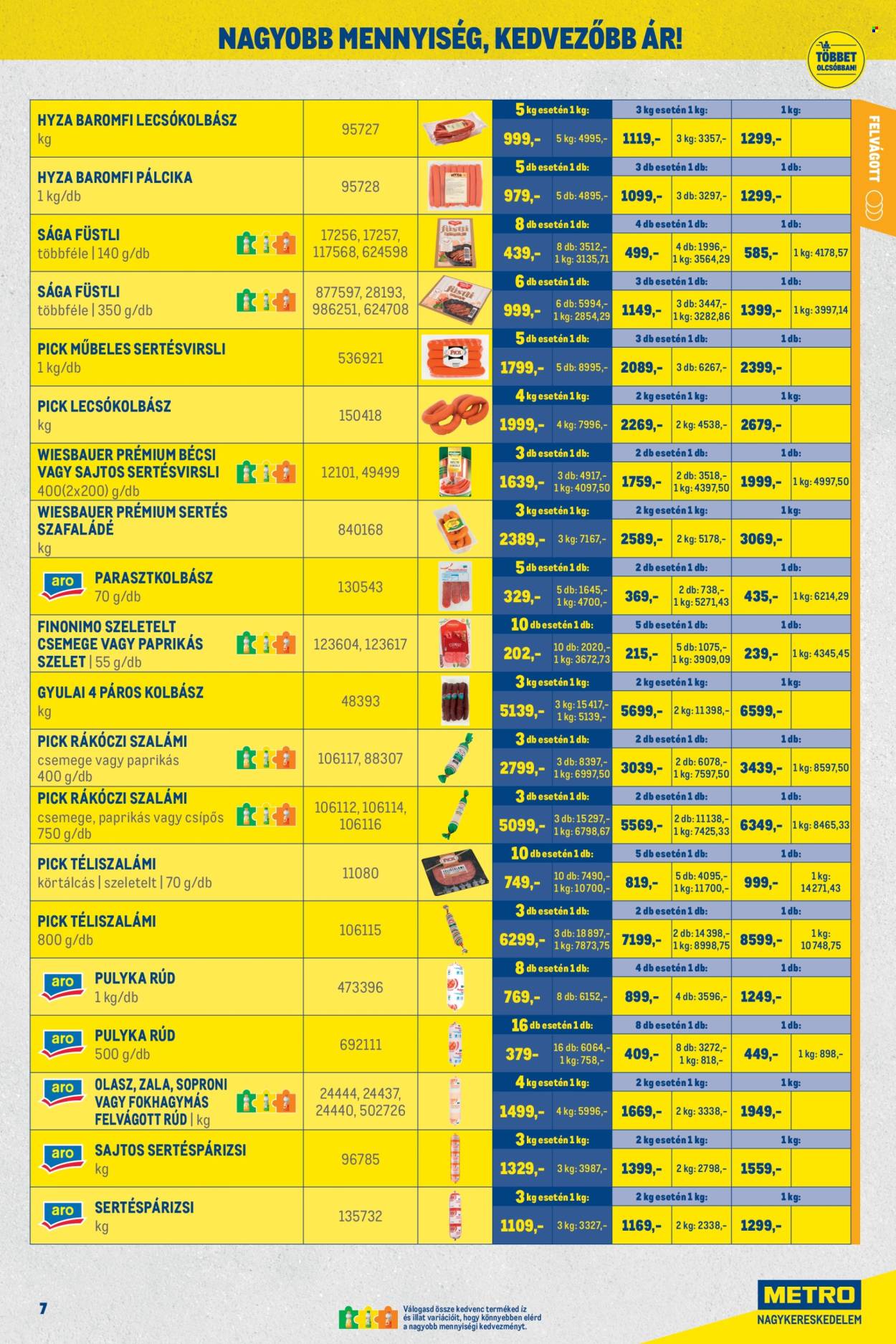 Metro akciós újságok - 2025.10.01 - 2025.10.31. Oldal 7