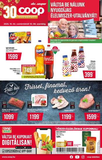Újság Coop - 2025.10.02 - 2025.10.08.