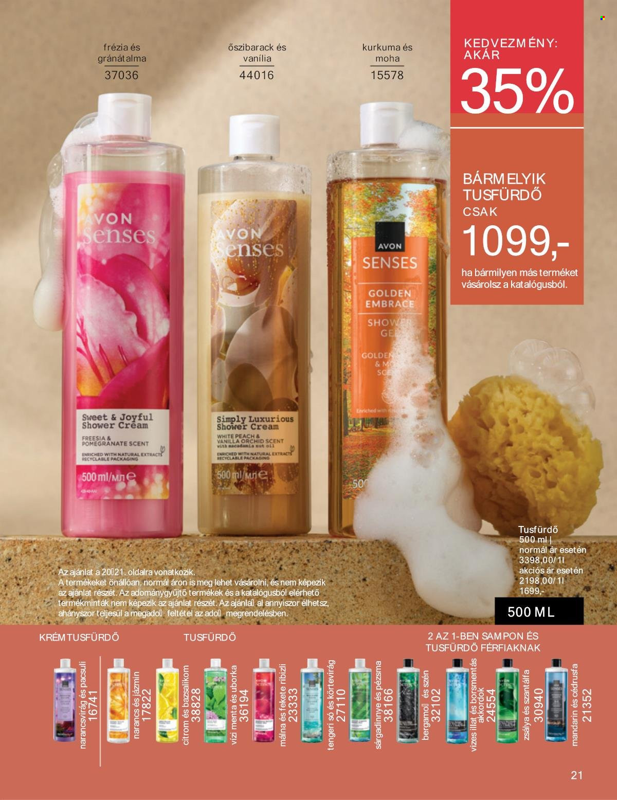 Avon akciós újságok - 2025.10.01 - 2025.10.31. Oldal 21