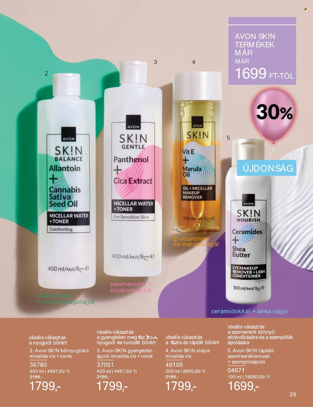 Avon akciós újságok - 2025.10.01 - 2025.10.31. Oldal 29