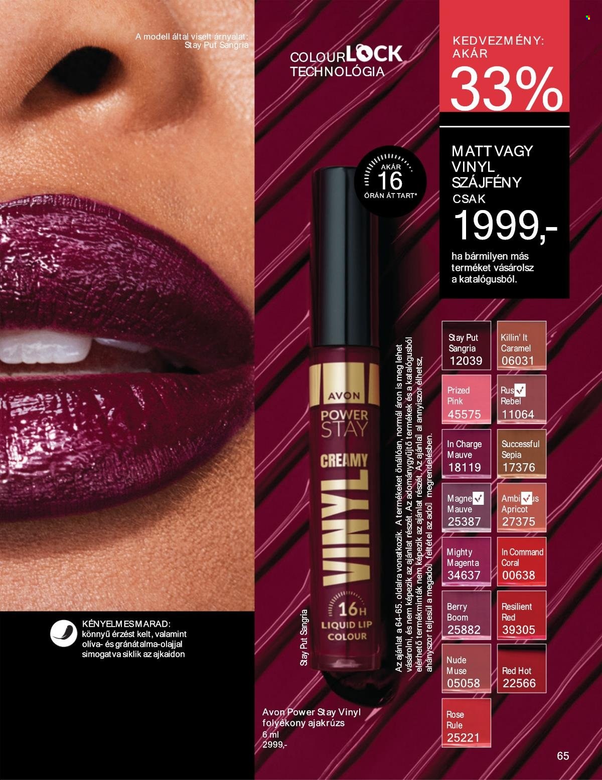 Avon akciós újságok - 2025.10.01 - 2025.10.31. Oldal 65