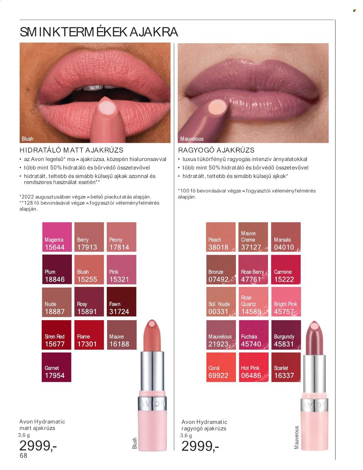 Avon akciós újságok - 2025.10.01 - 2025.10.31. Oldal 68