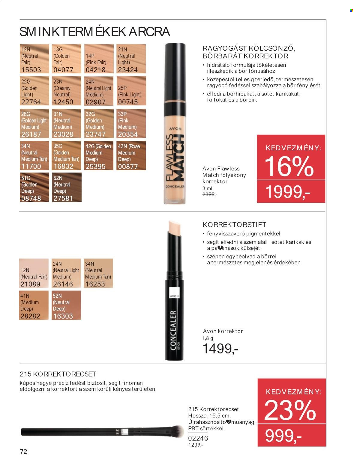 Avon akciós újságok - 2025.10.01 - 2025.10.31. Oldal 72