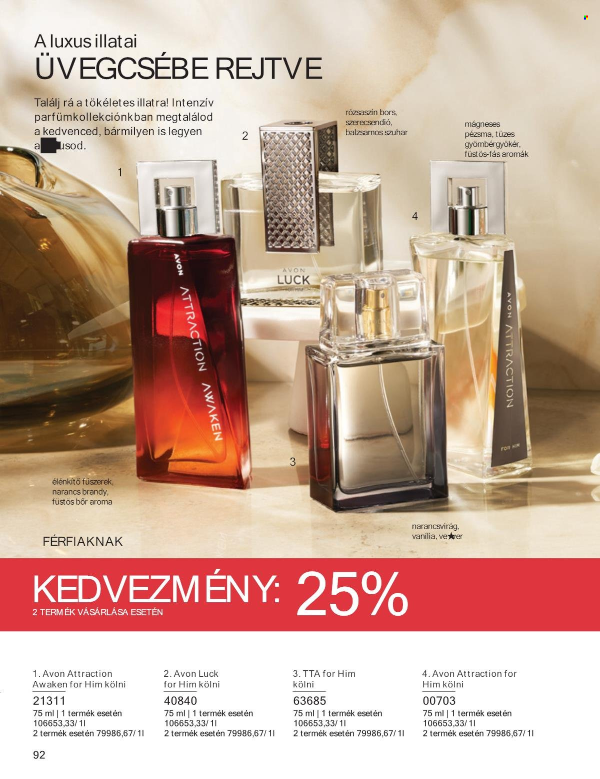 Avon akciós újságok - 2025.10.01 - 2025.10.31. Oldal 92
