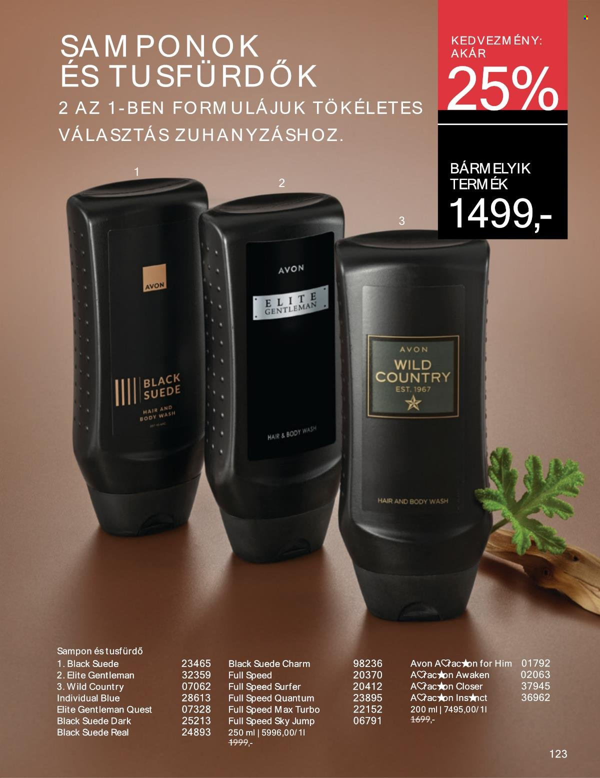 Avon akciós újságok - 2025.10.01 - 2025.10.31. Oldal 123