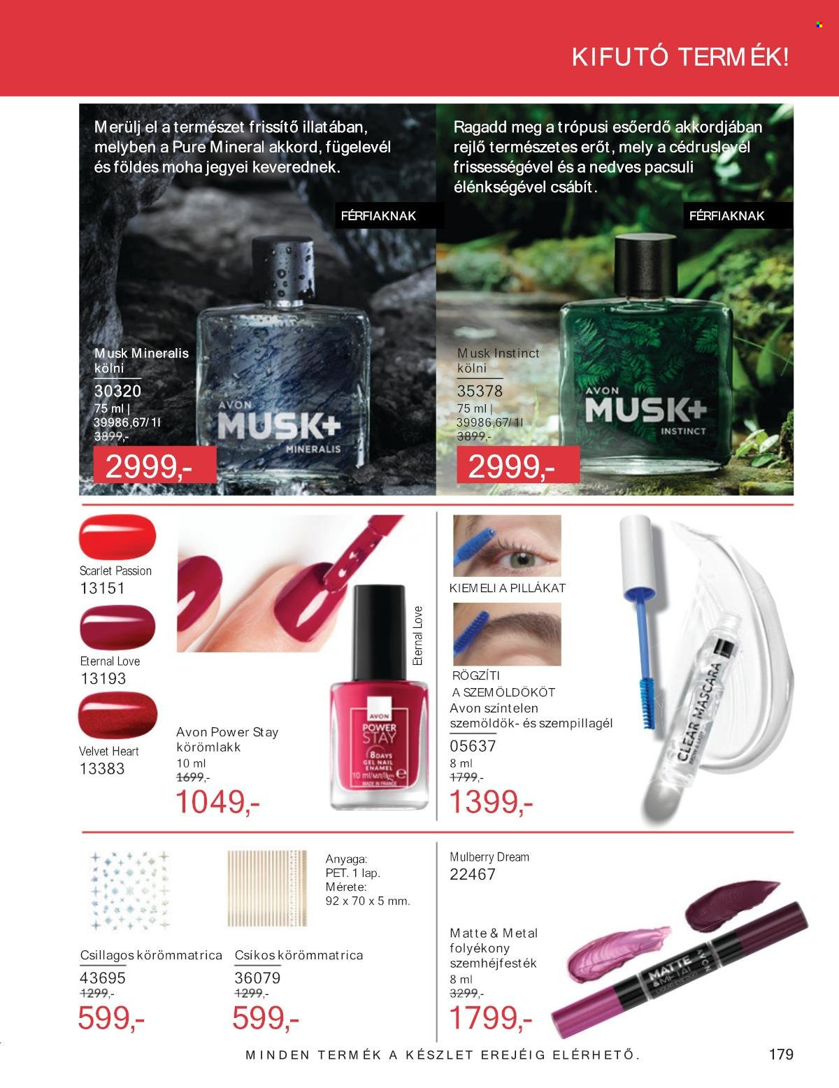 Avon akciós újságok - 2025.10.01 - 2025.10.31. Oldal 179