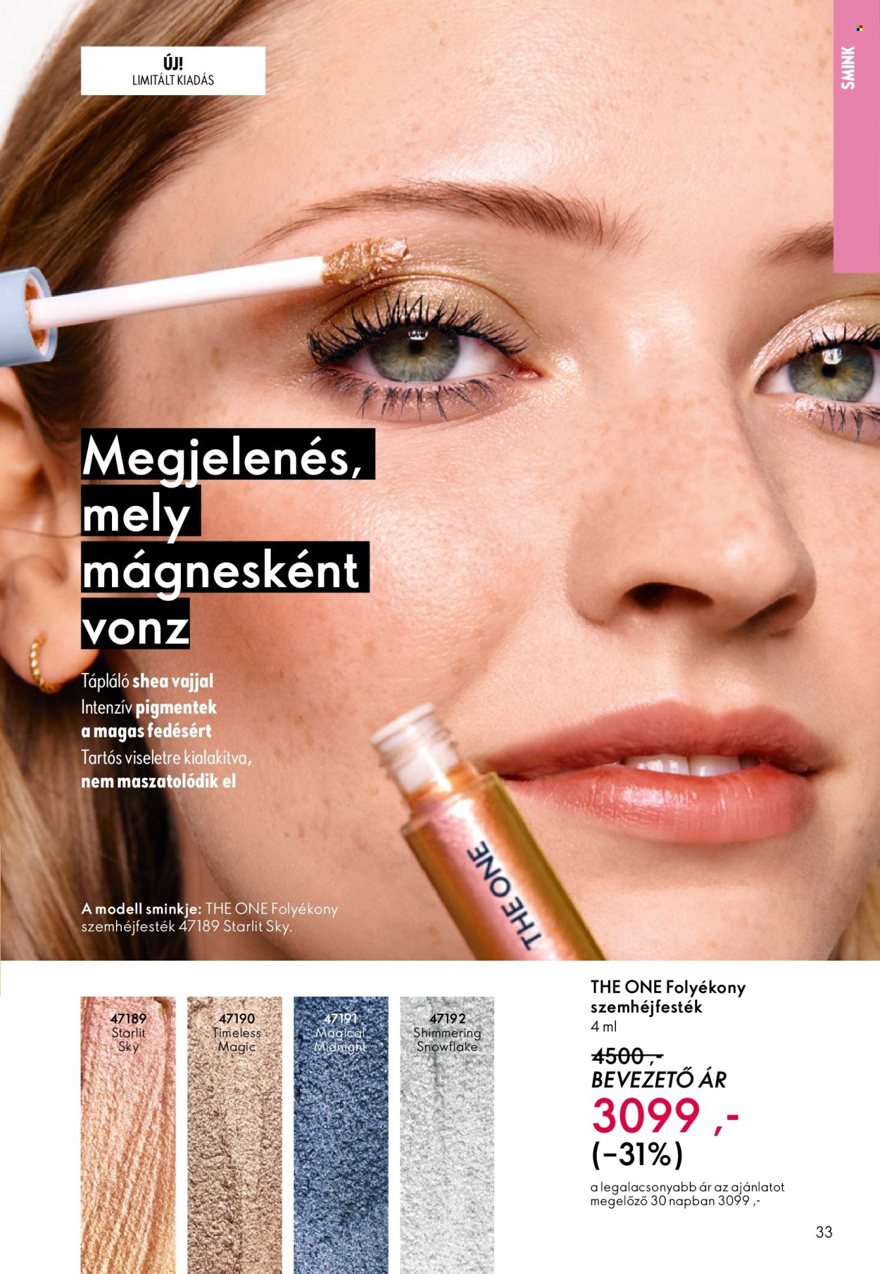 Oriflame akciós újságok - 2025.10.01 - 2025.10.21. Oldal 33