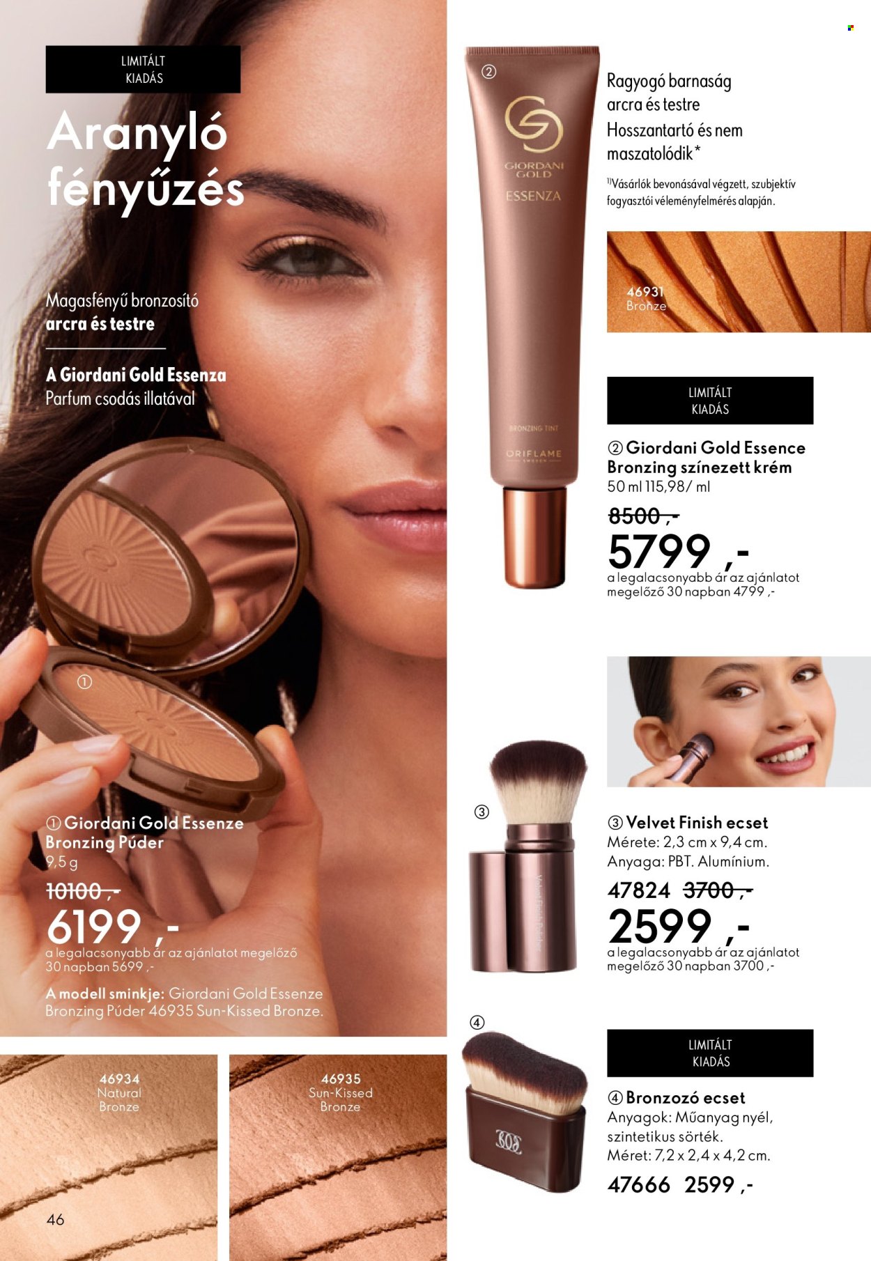 Oriflame akciós újságok - 2025.10.01 - 2025.10.21. Oldal 46