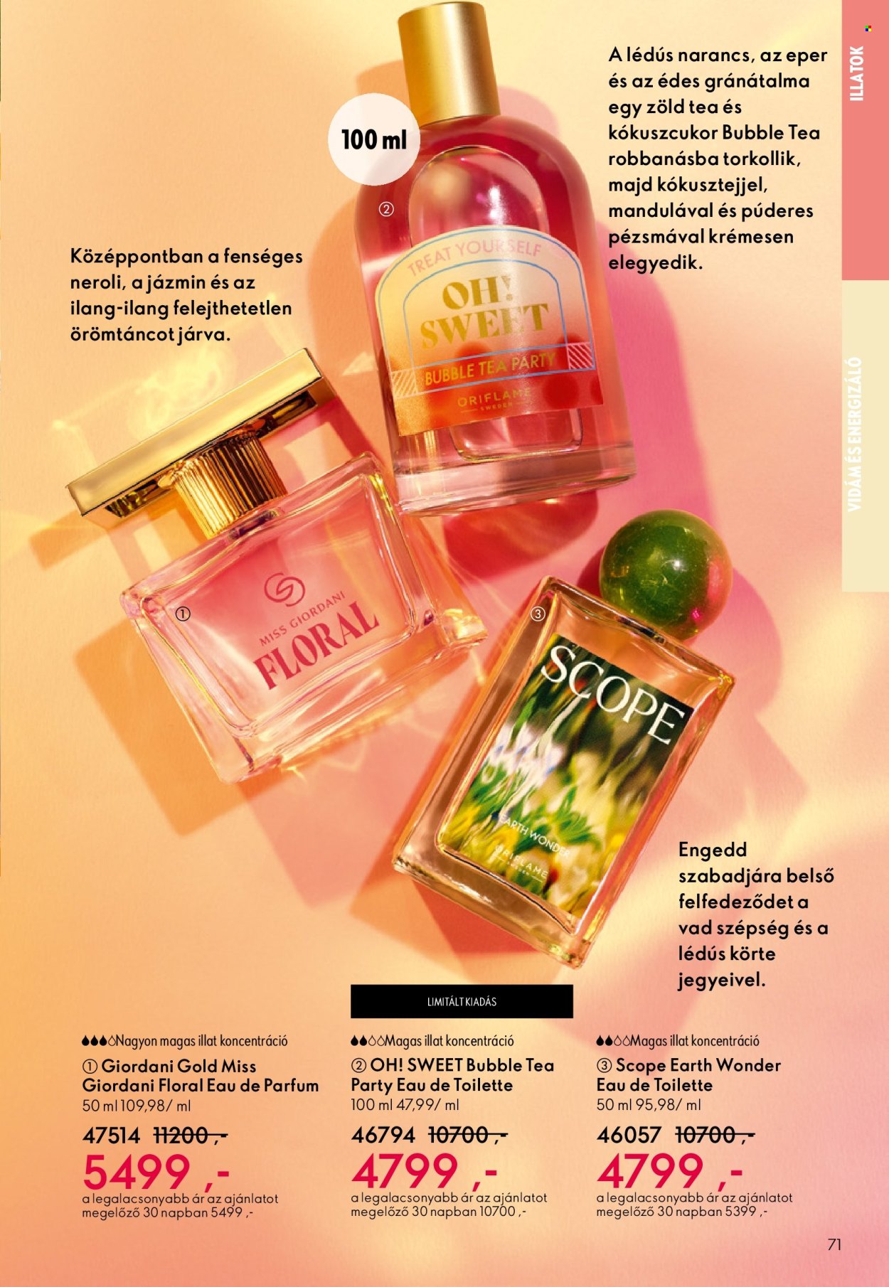 Oriflame akciós újságok - 2025.10.01 - 2025.10.21. Oldal 71