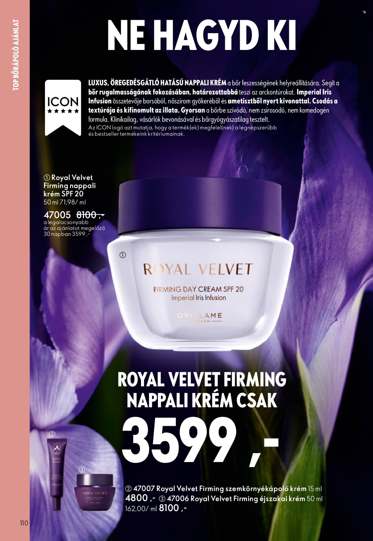 Oriflame akciós újságok - 2025.10.01 - 2025.10.21. Oldal 110