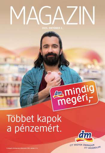 Újság dm drogerie markt - 2025.10.02 - 2025.10.15.