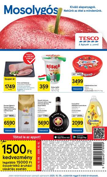 Újság TESCO - 2025.10.09 - 2025.10.15.