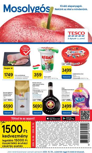 Újság TESCO - 2025.10.09 - 2025.10.15.