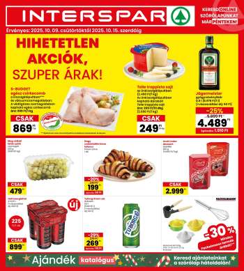 Újság INTERSPAR - 2025.10.09 - 2025.10.15.