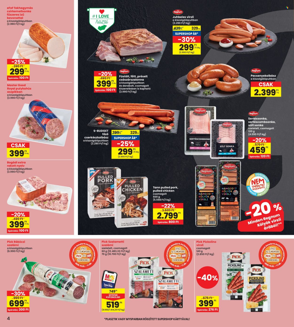 INTERSPAR akciós újságok - 2025.10.09 - 2025.10.15. Oldal 4
