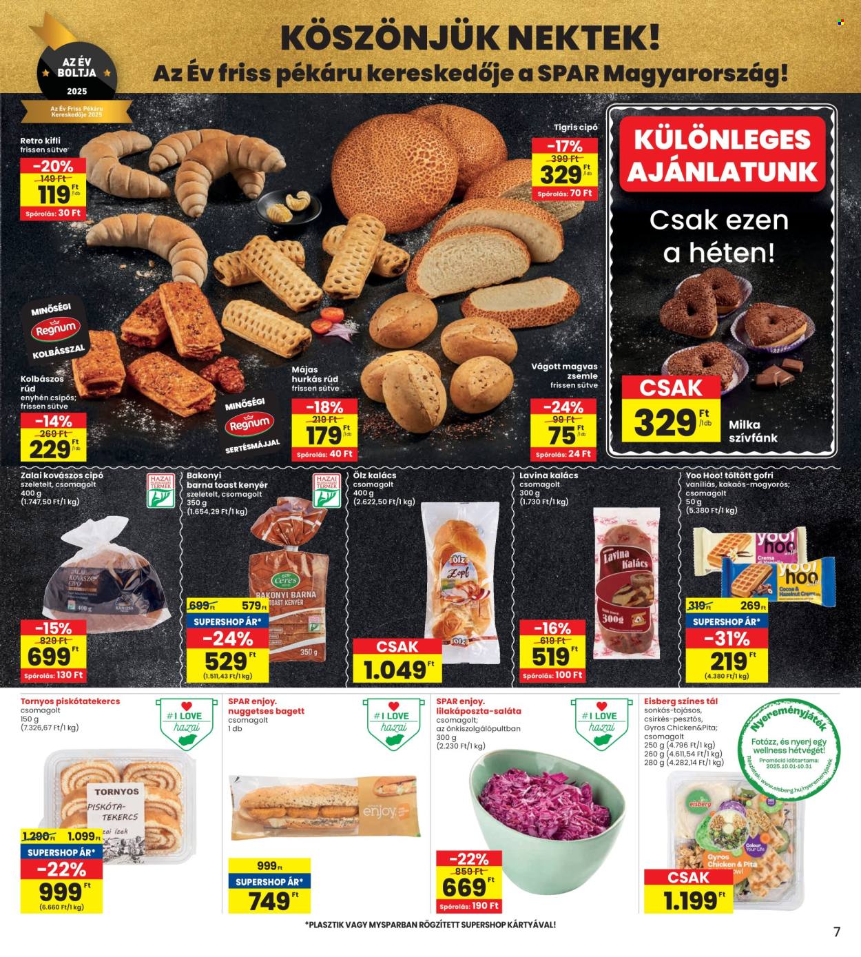INTERSPAR akciós újságok - 2025.10.09 - 2025.10.15. Oldal 7