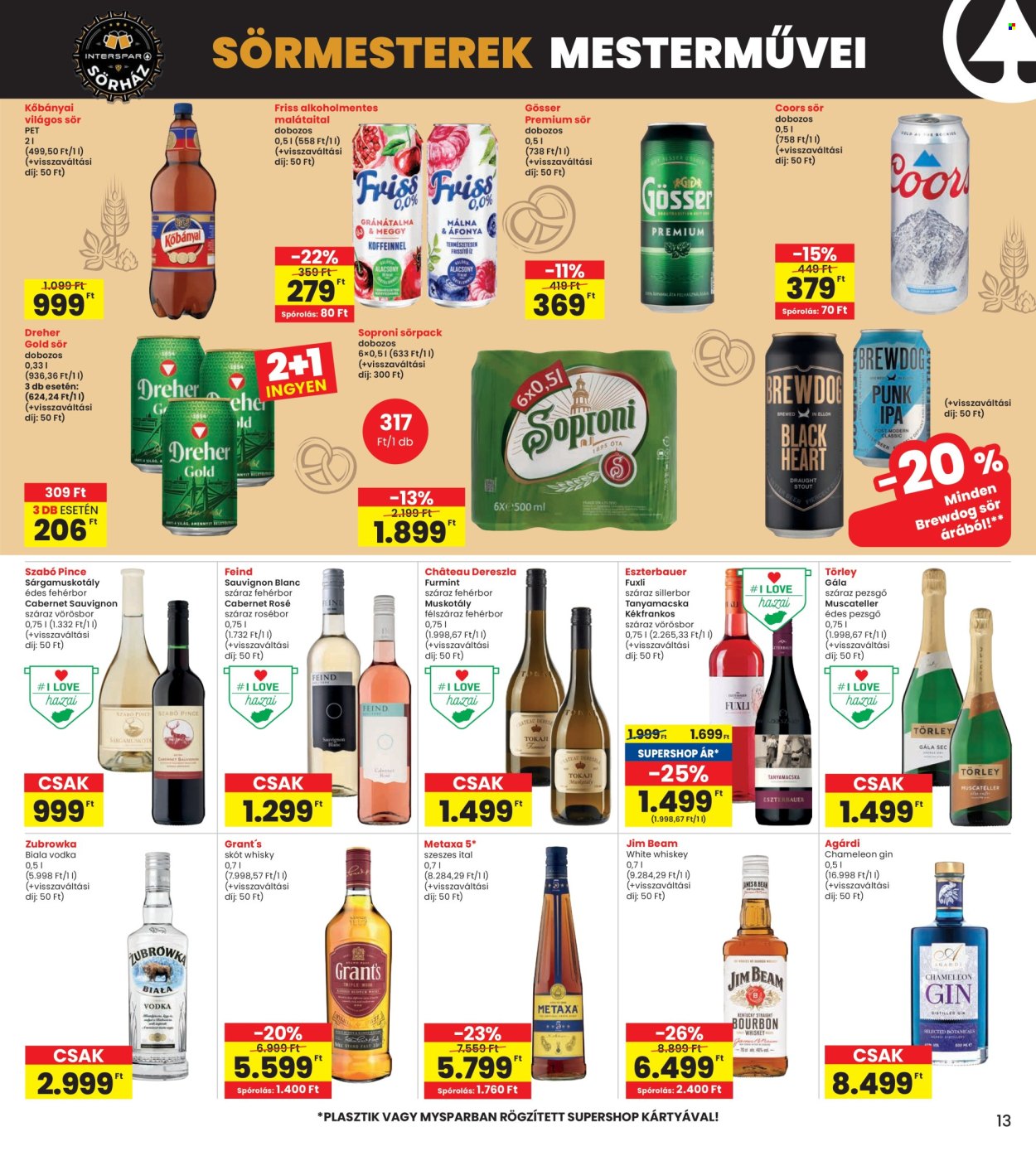 INTERSPAR akciós újságok - 2025.10.09 - 2025.10.15. Oldal 13