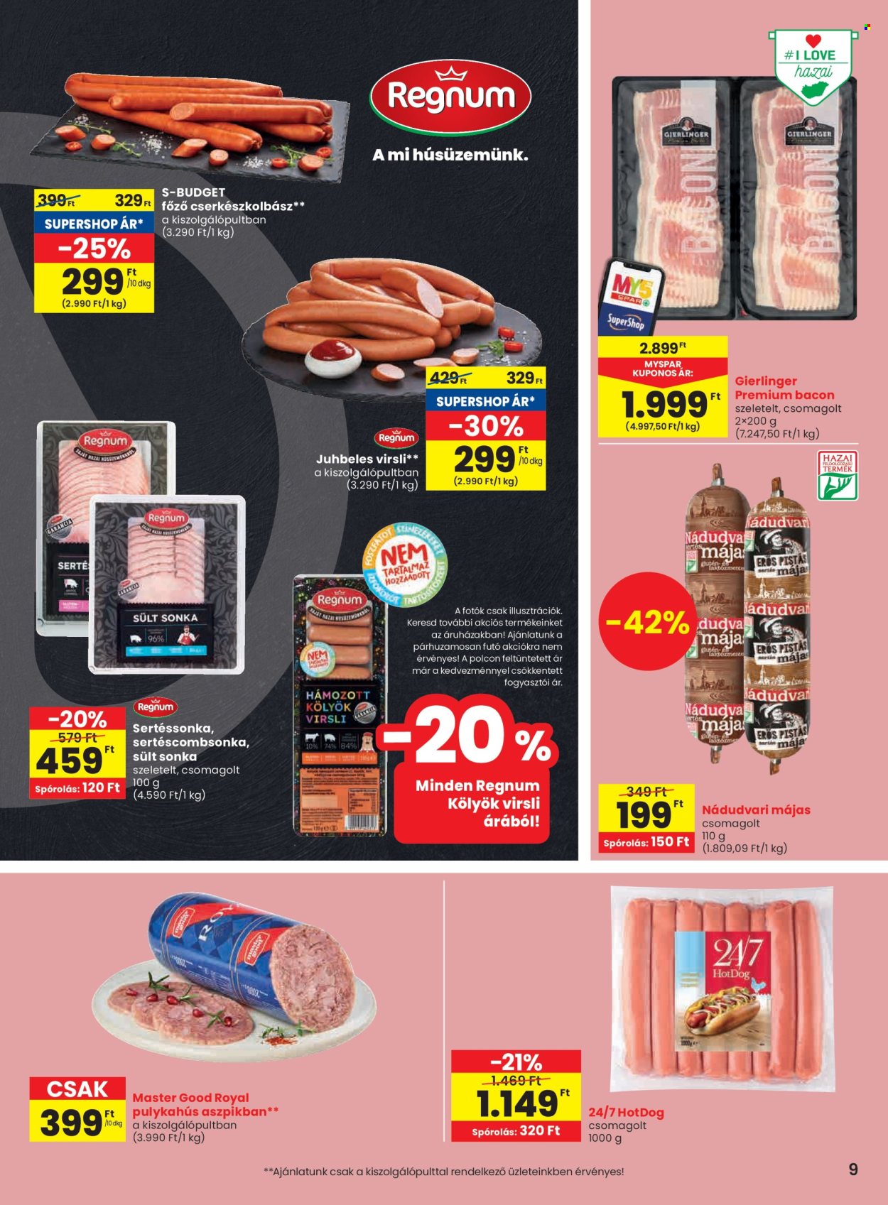 SPAR akciós újságok - 2025.10.09 - 2025.10.15. Oldal 9