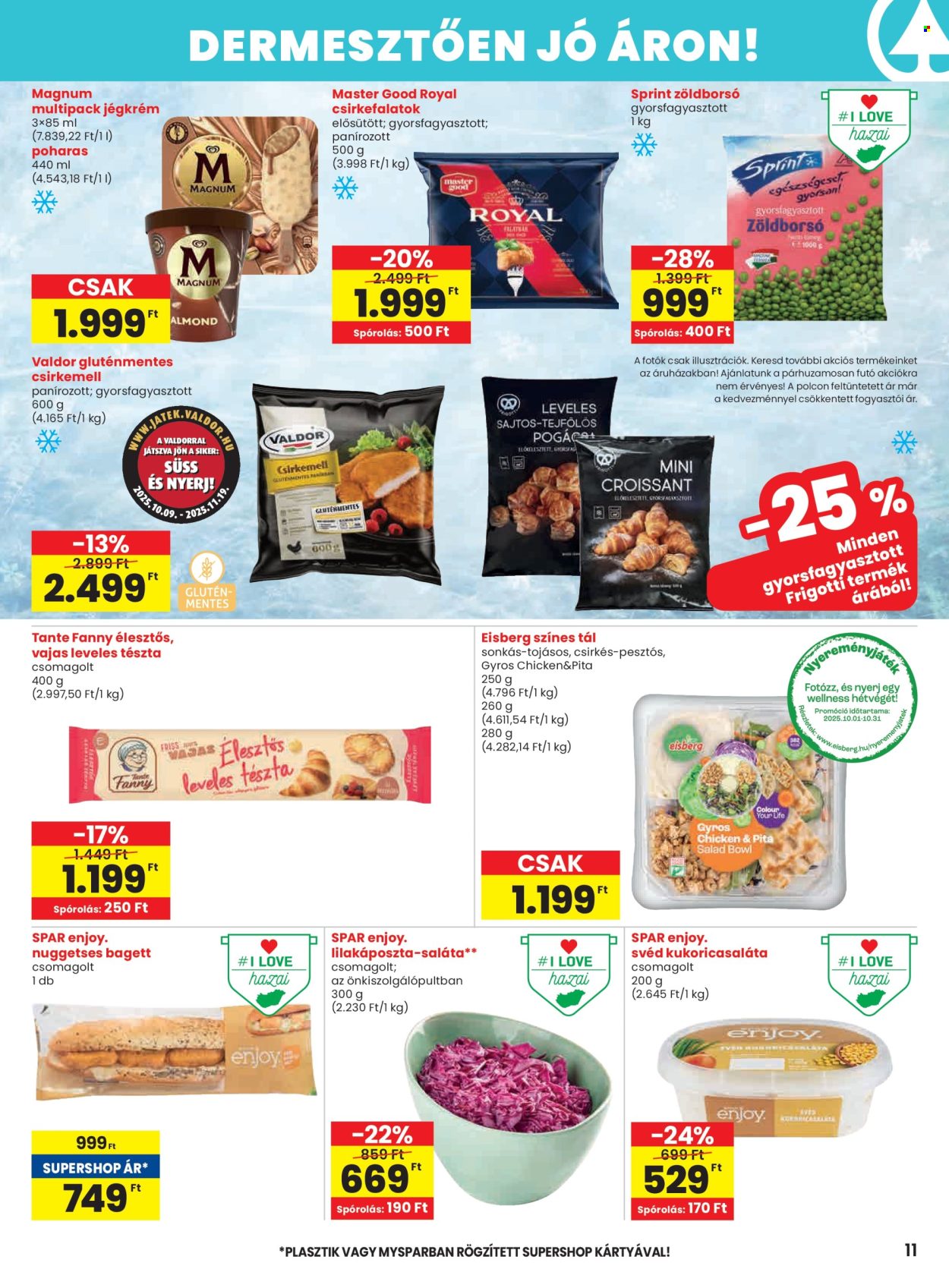 SPAR akciós újságok - 2025.10.09 - 2025.10.15. Oldal 11