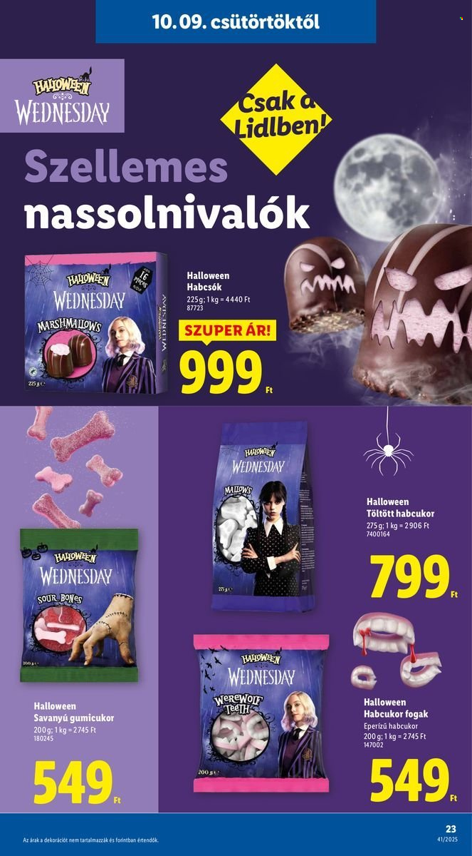 Lidl akciós újságok - 2025.10.09 - 2025.10.15. Oldal 23