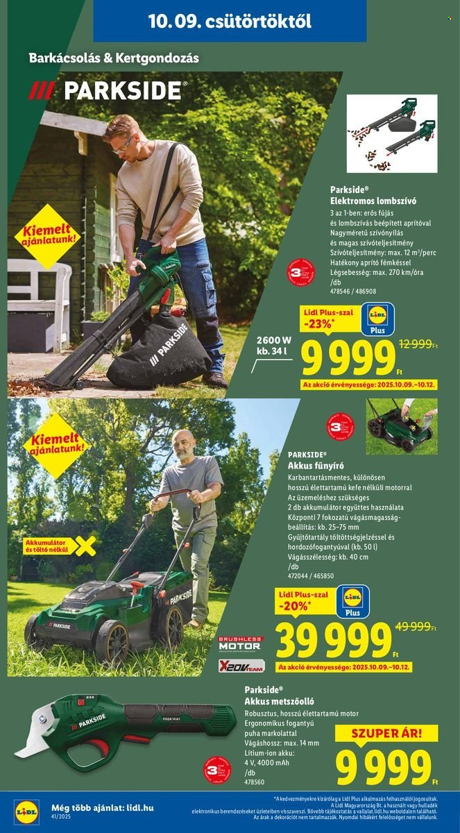 Lidl akciós újságok - 2025.10.09 - 2025.10.15. Oldal 36