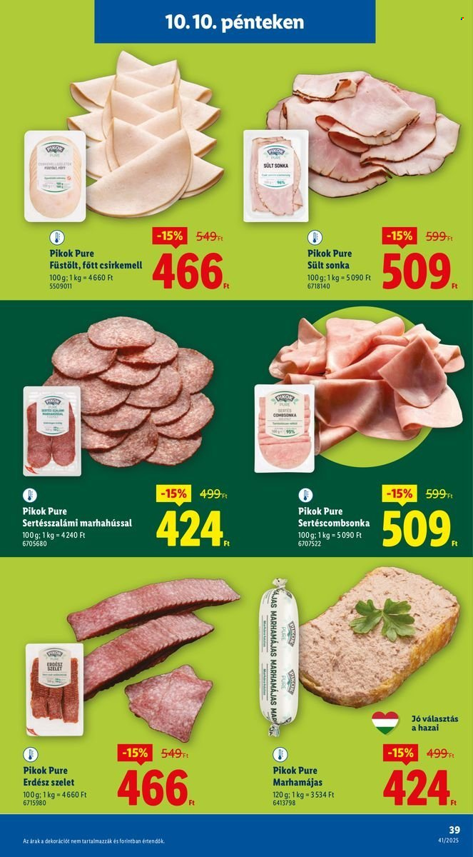 Lidl akciós újságok - 2025.10.09 - 2025.10.15. Oldal 39