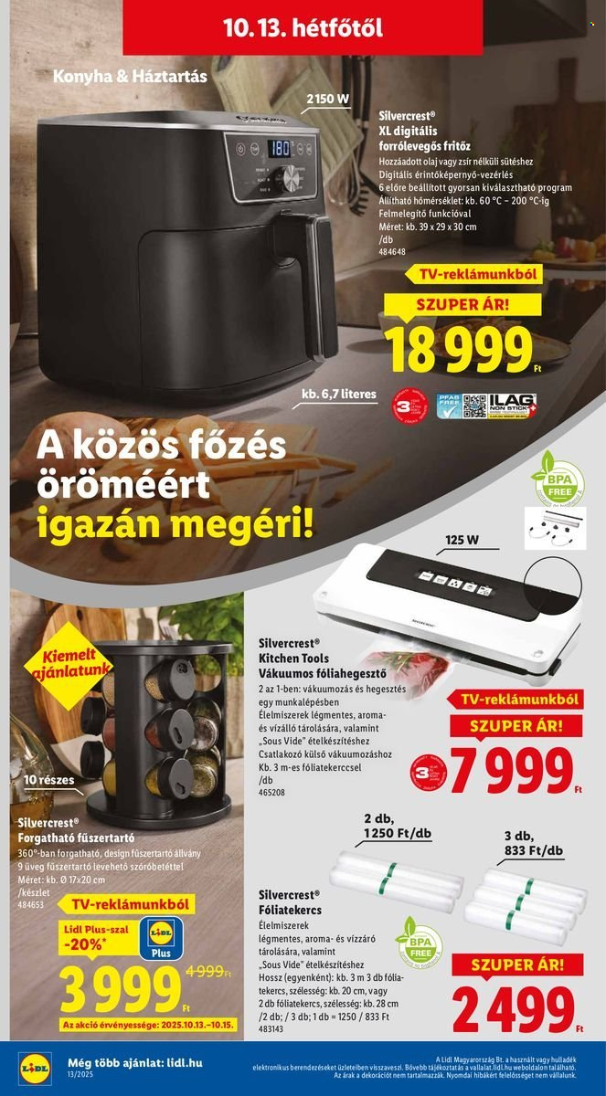 Lidl akciós újságok - 2025.10.09 - 2025.10.15. Oldal 44