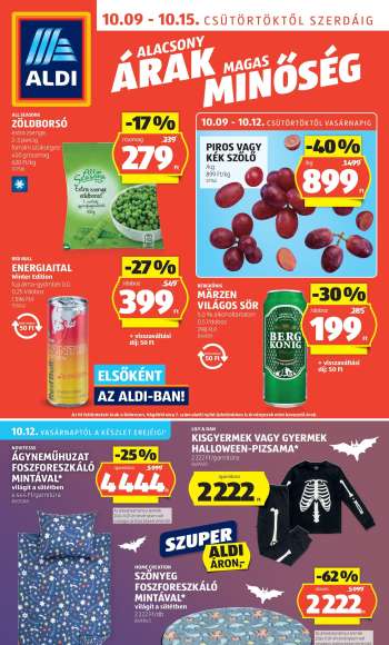 Újság Aldi - 2025.10.09 - 2025.10.15.