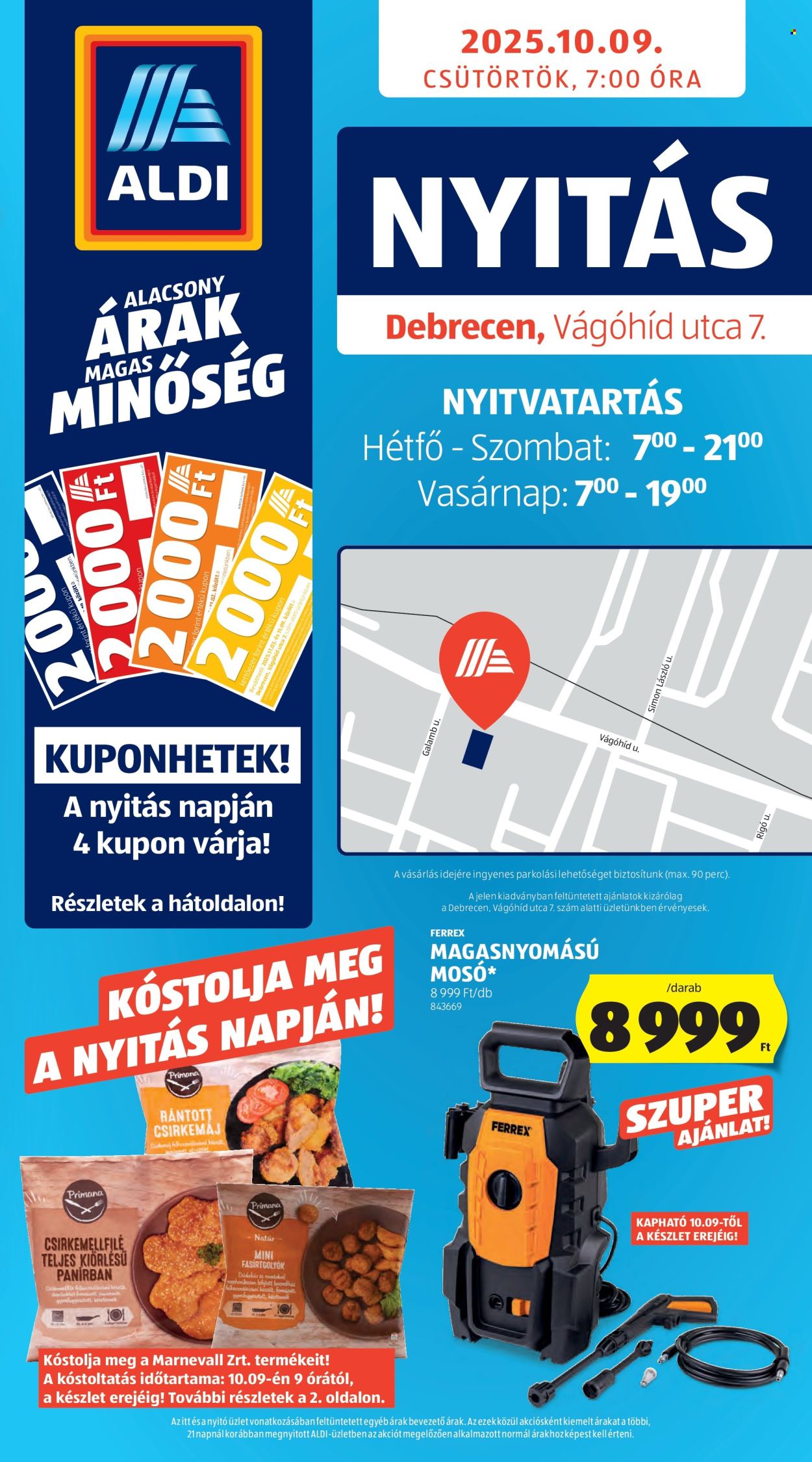 Aldi akciós újságok - 2025.10.09 - 2025.10.15. Oldal 1