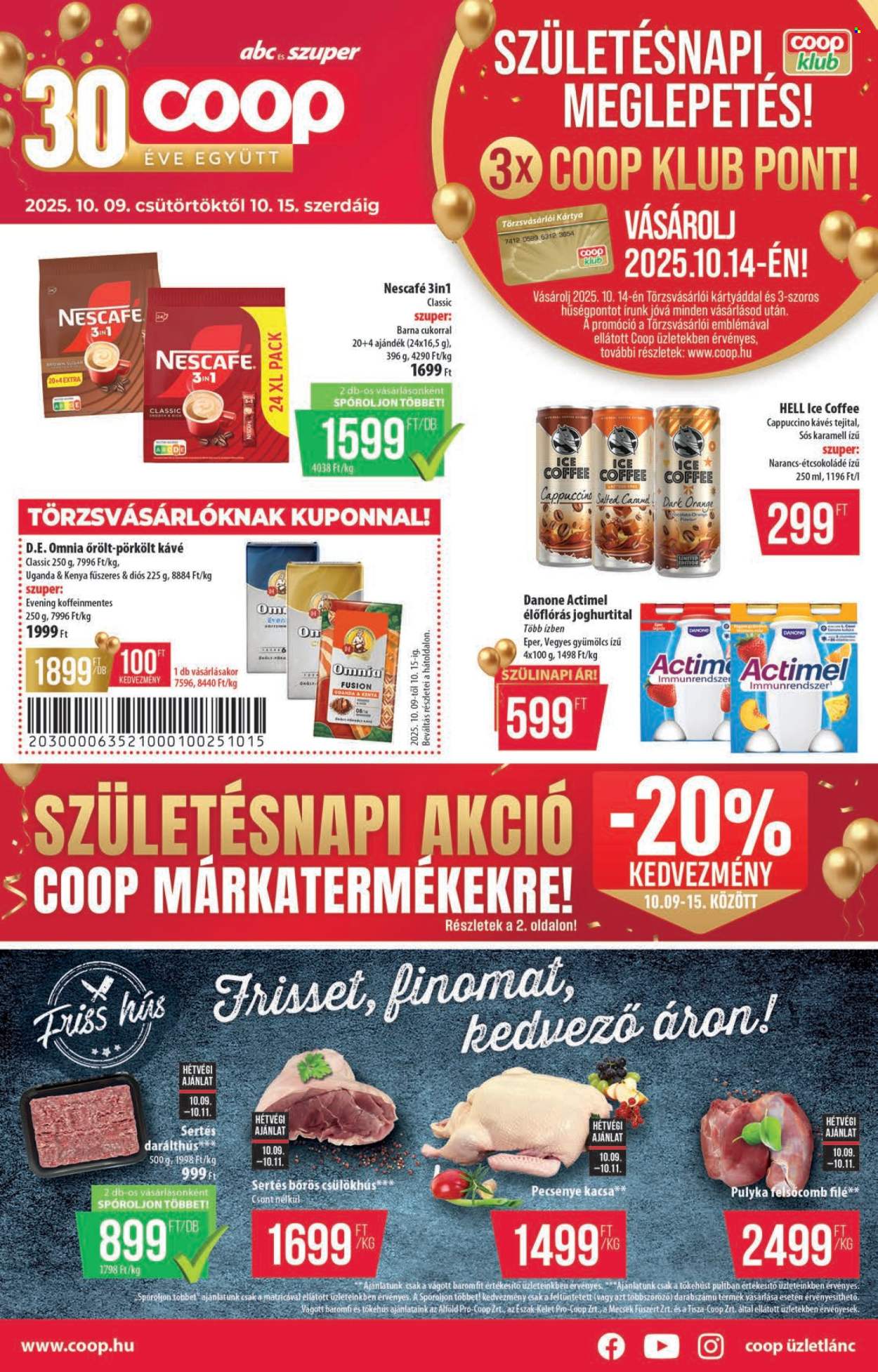 Coop akciós újságok - 2025.10.09 - 2025.10.15. Oldal 1