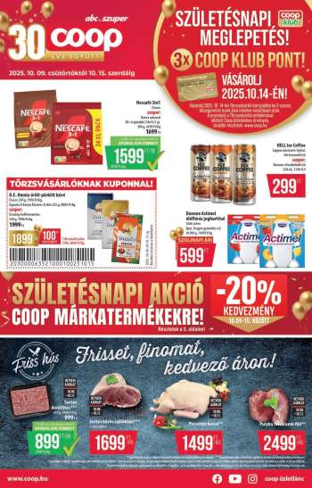 Újság Coop - 2025.10.09 - 2025.10.15.