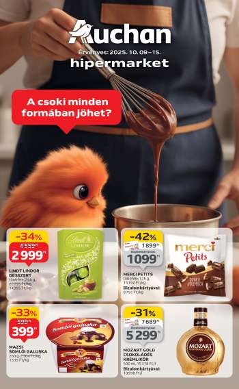 Újság Auchan - 2025.10.09 - 2025.10.15.