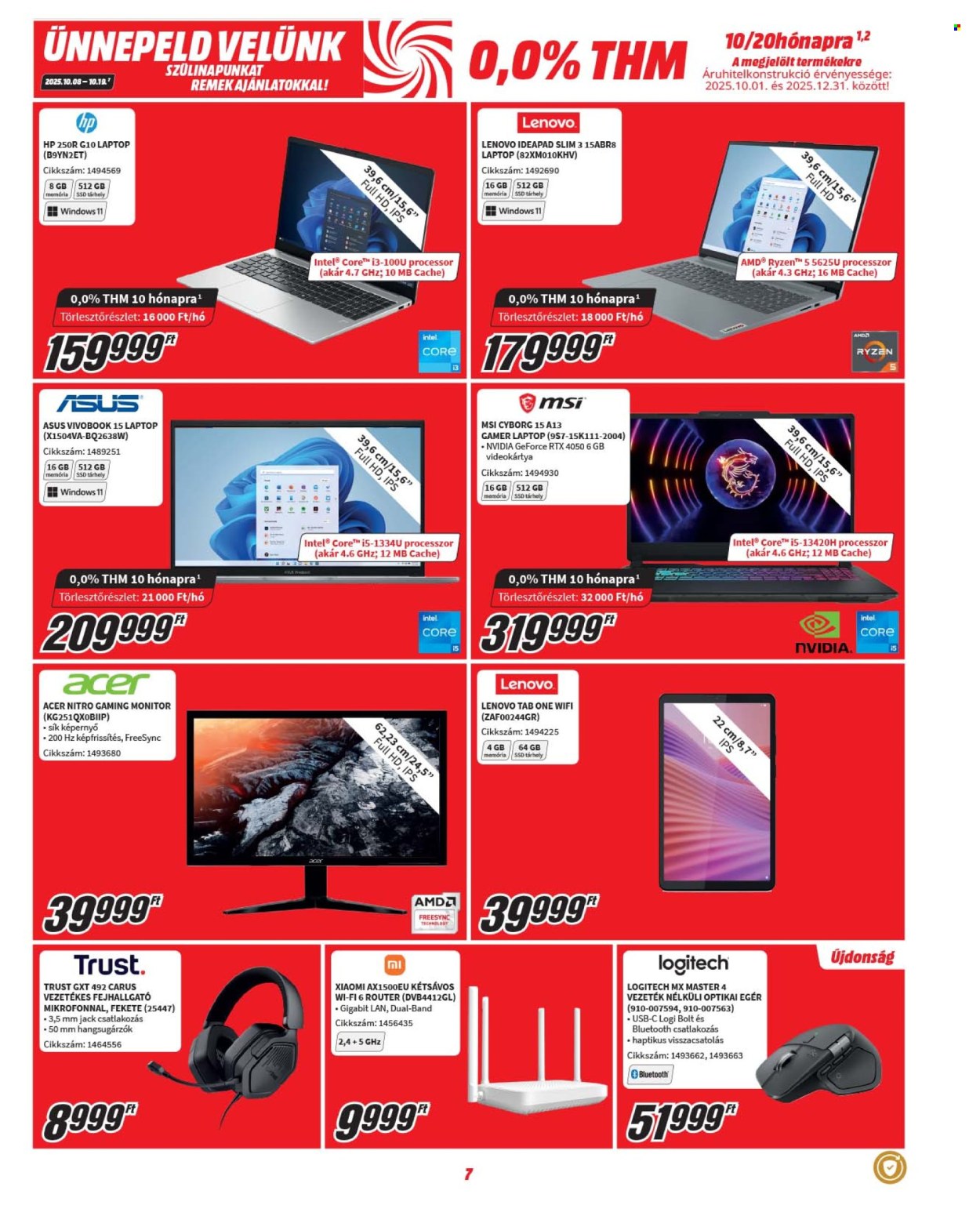 MediaMarkt akciós újságok - 2025.10.08 - 2025.10.19. Oldal 7