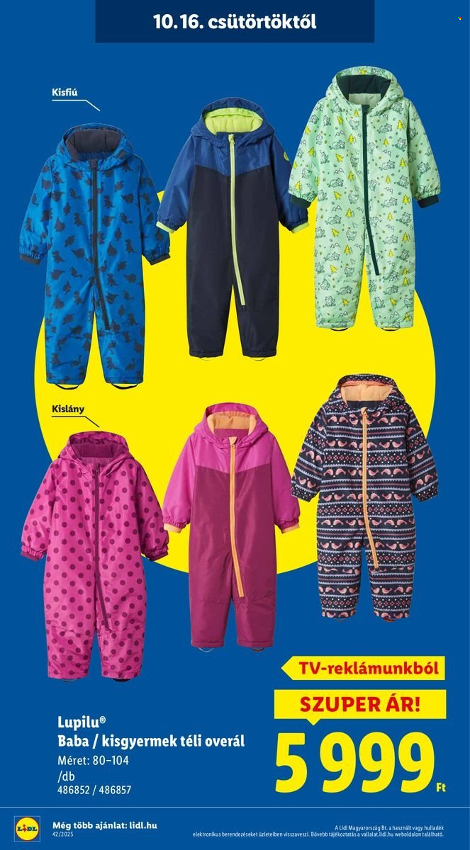 Lidl akciós újságok - 2025.10.16 - 2025.10.22. Oldal 20