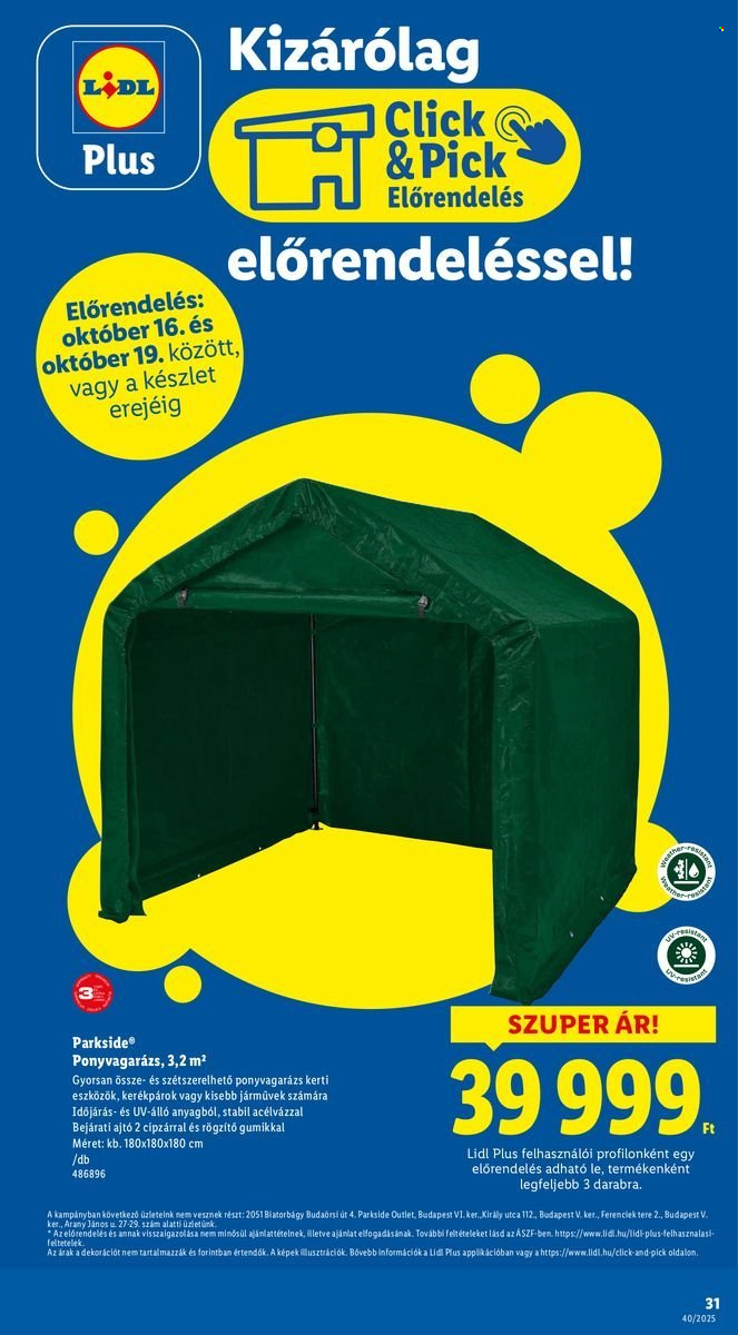 Lidl akciós újságok - 2025.10.16 - 2025.10.22. Oldal 31