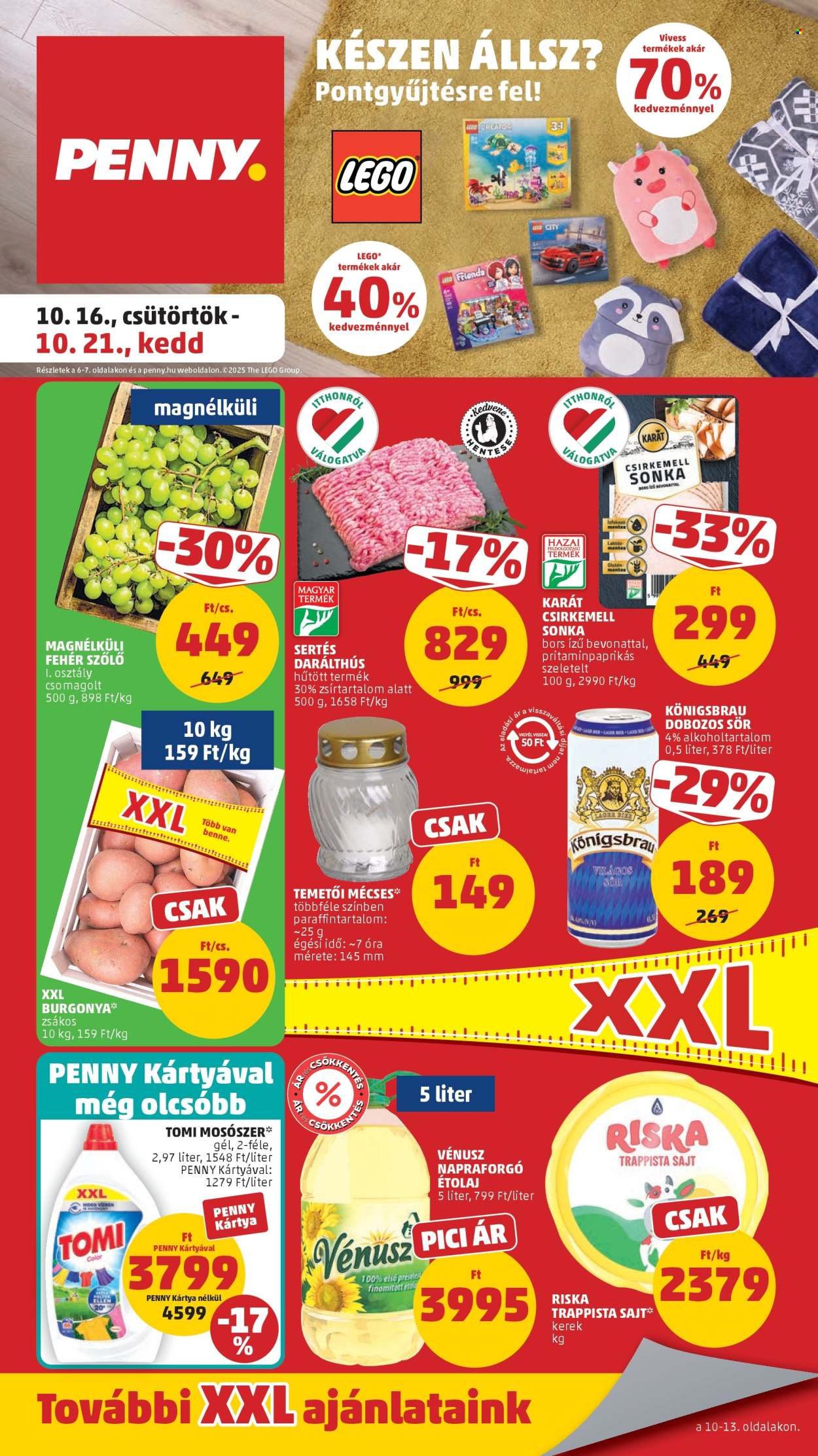 Penny Market akciós újságok - 2025.10.16 - 2025.10.21. Oldal 1