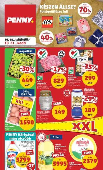Újság Penny Market - 2025.10.16 - 2025.10.21.